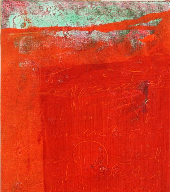 Paesaggio con scrittura